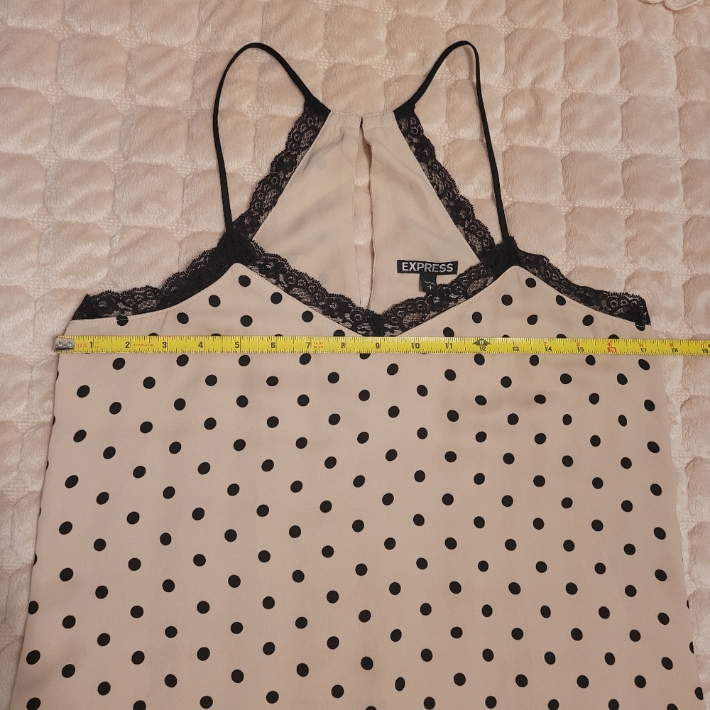 Express tank top small polka dot polyester - Picture 5 of 7